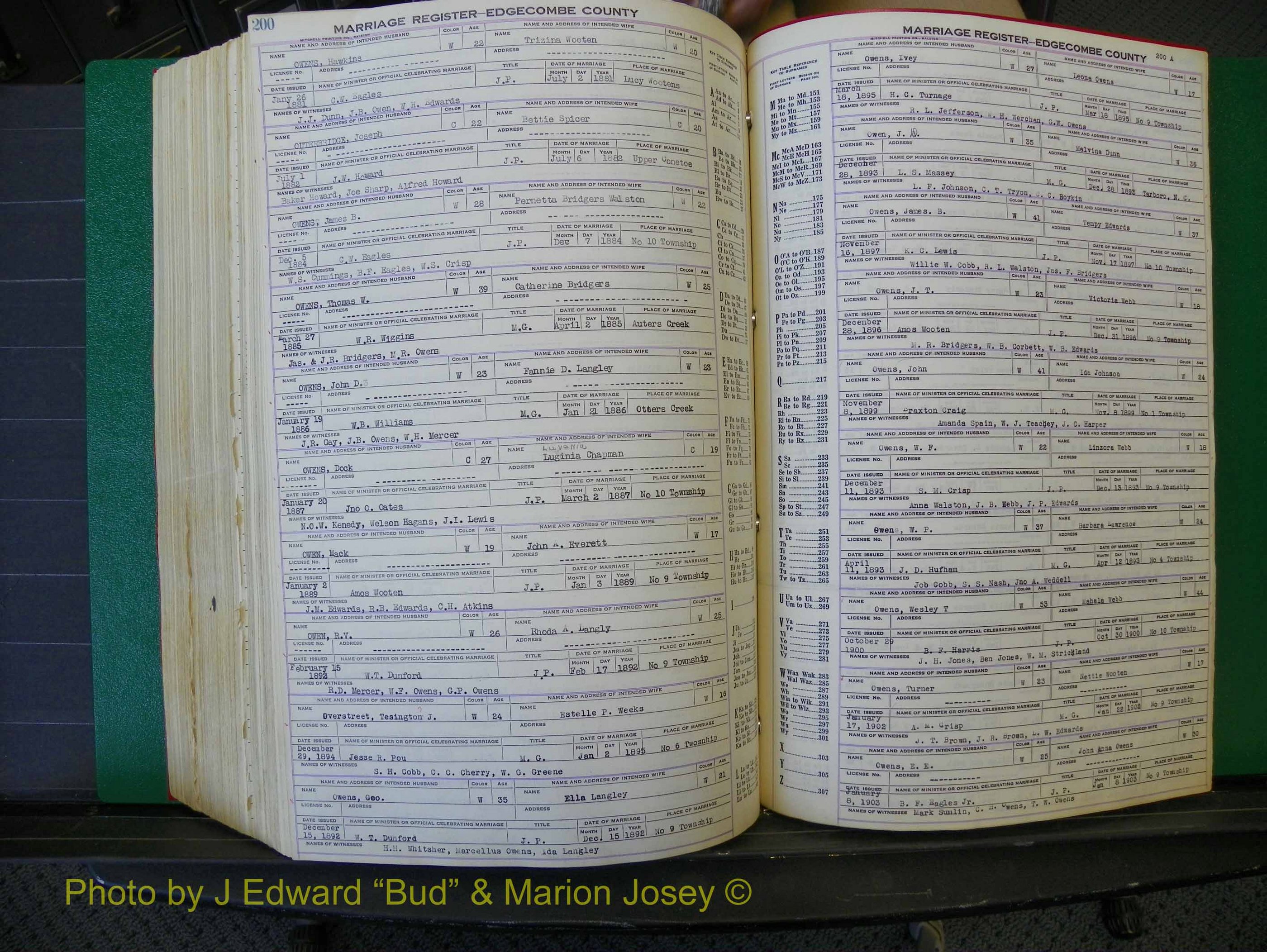 Edgecombe Marriages, F-O, 1867-1937 (536).JPG