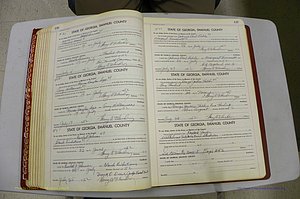 Emanuel Co, GA, Marriages Book K, 1949 - 1955, P 126-127.JPG