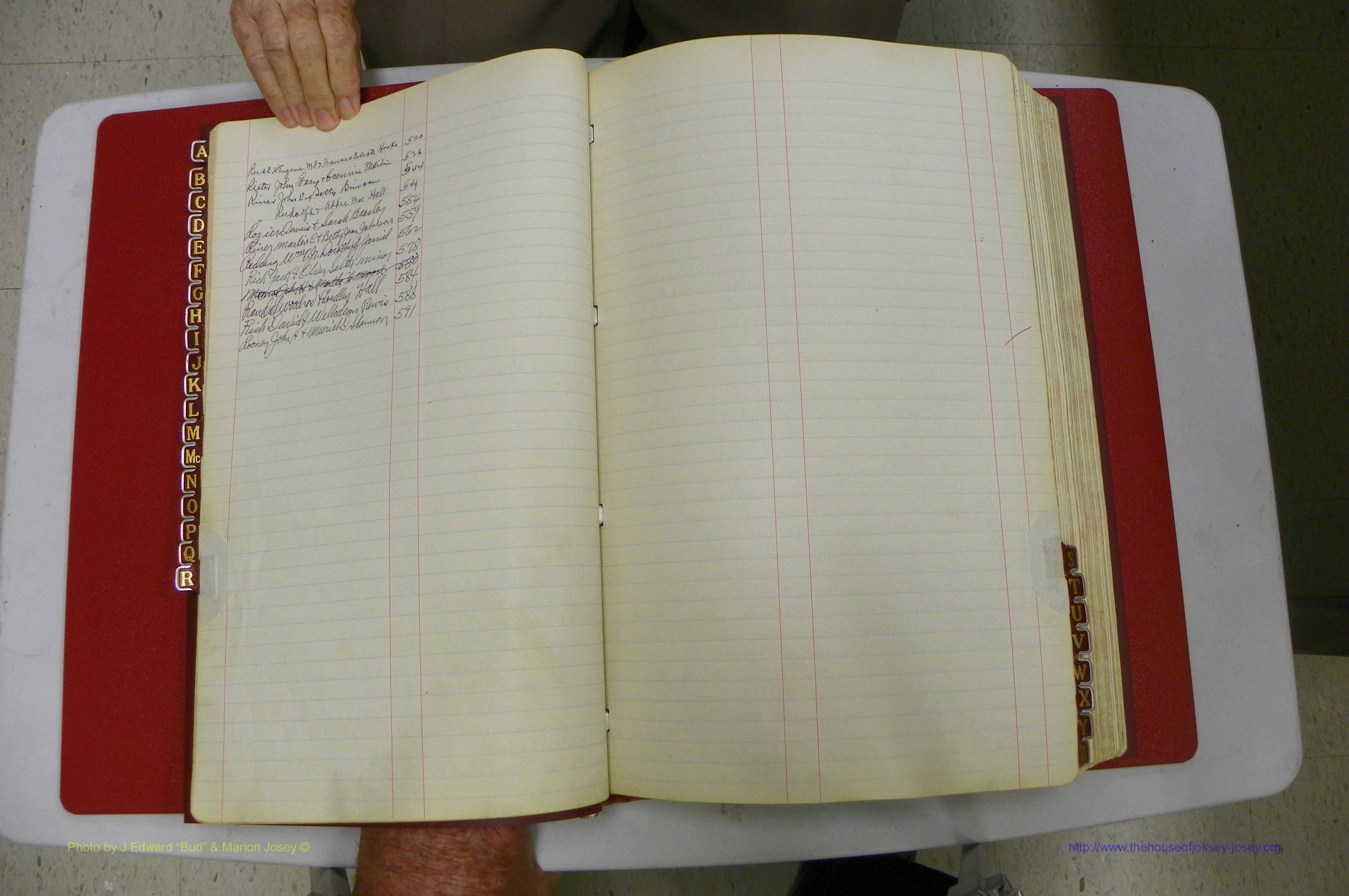 Emanuel Co, Ga, Marriages Book I, 1940 - 1949, White, Index R02.JPG