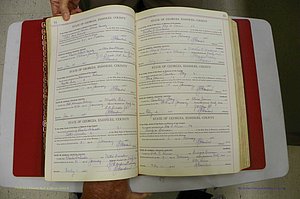 Emanuel Co, Ga, Marriages Book I, 1940 - 1949, White, P 044-045.JPG