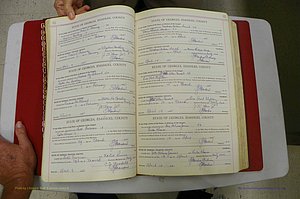 Emanuel Co, Ga, Marriages Book I, 1940 - 1949, White, P 052-053.JPG