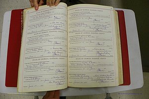 Emanuel Co, Ga, Marriages Book I, 1940 - 1949, White, P 064-065.JPG