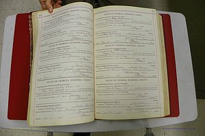 Emanuel Co, Ga, Marriages Book I, 1940 - 1949, White, P 100-101.JPG