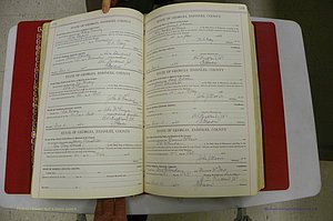 Emanuel Co, Ga, Marriages Book I, 1940 - 1949, White, P 148-149.JPG