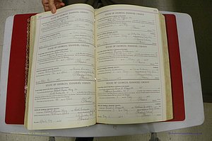 Emanuel Co, Ga, Marriages Book I, 1940 - 1949, White, P 168-169.JPG