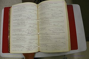 Emanuel Co, Ga, Marriages Book I, 1940 - 1949, White, P 180-181.JPG