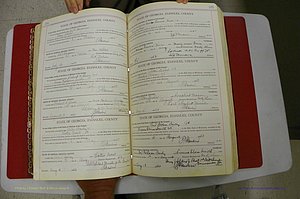 Emanuel Co, Ga, Marriages Book I, 1940 - 1949, White, P 184-185.JPG