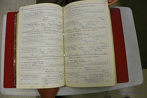 Emanuel Co, Ga, Marriages Book I, 1940 - 1949, White, P 234-235.JPG
