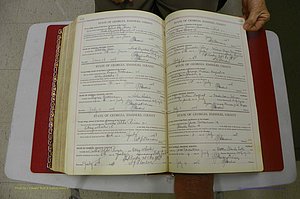 Emanuel Co, Ga, Marriages Book I, 1940 - 1949, White, P 518-519.JPG