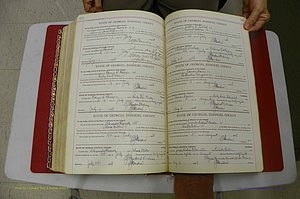 Emanuel Co, Ga, Marriages Book I, 1940 - 1949, White, P 522-523.JPG