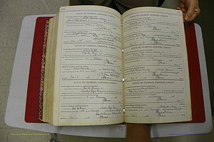 Emanuel Co, Ga, Marriages Book I, 1940 - 1949, White, P 540-541.JPG