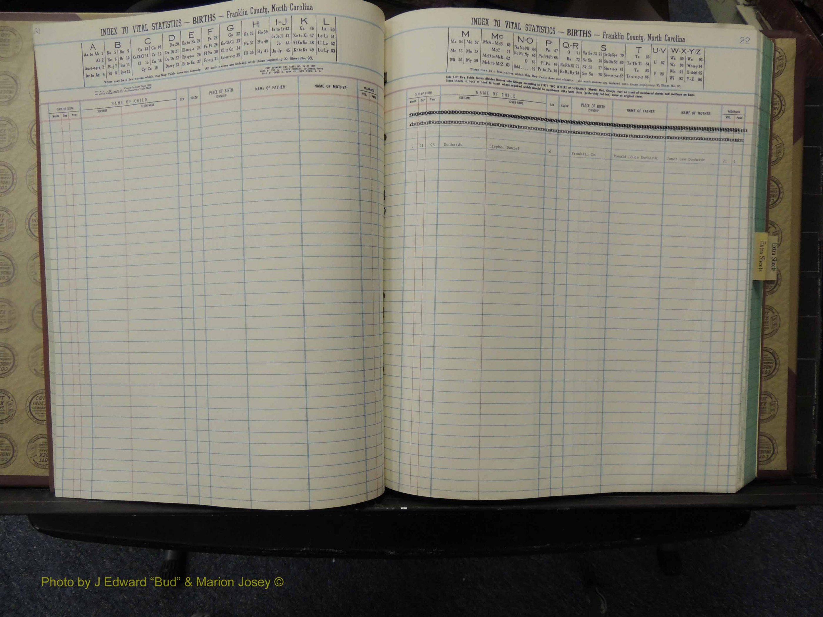 Franklin Co, NC, Births, A-Z, 1981+ (118).JPG