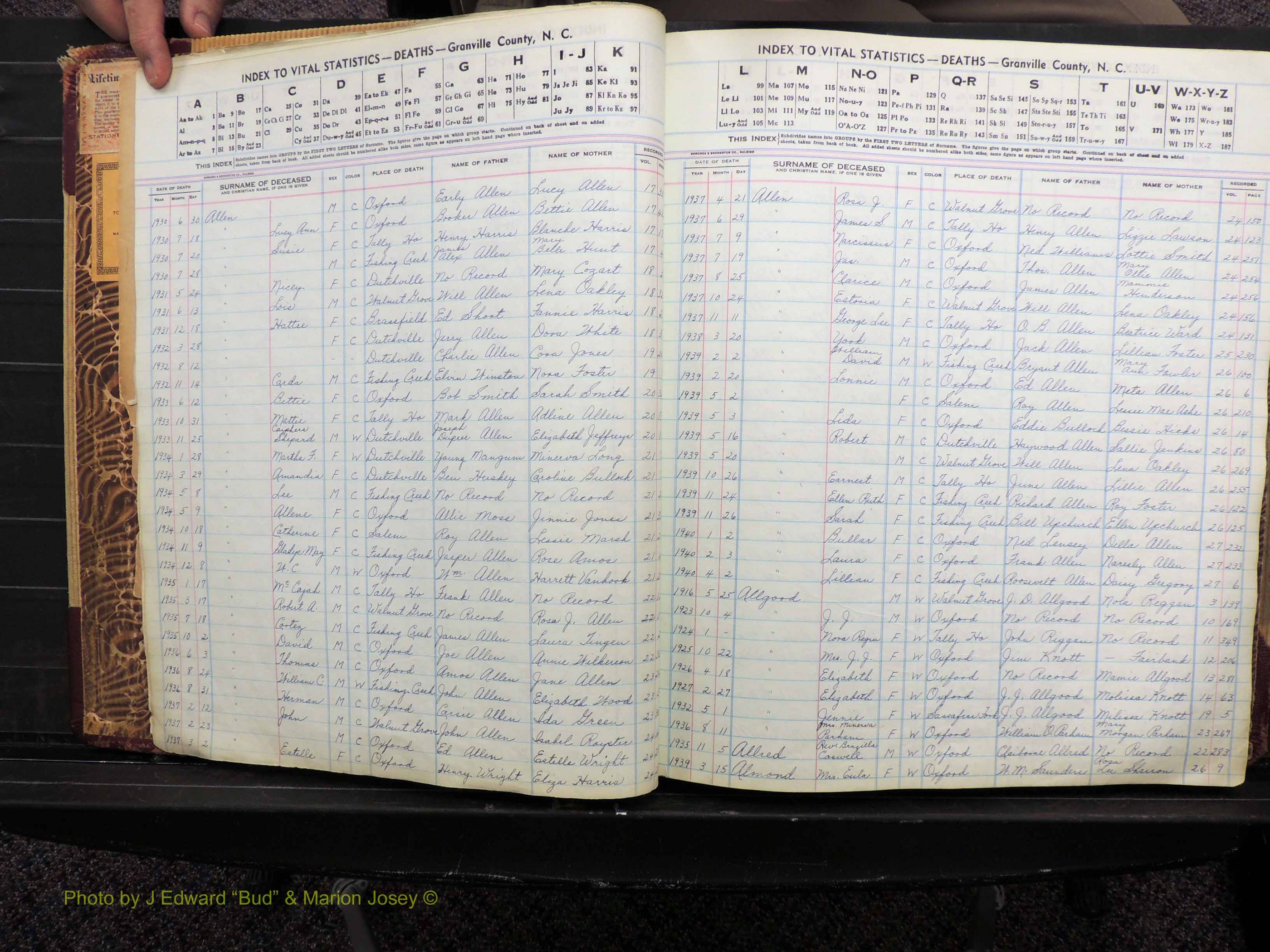 Granville Co, NC, Deaths, 1913-1947 (105).JPG