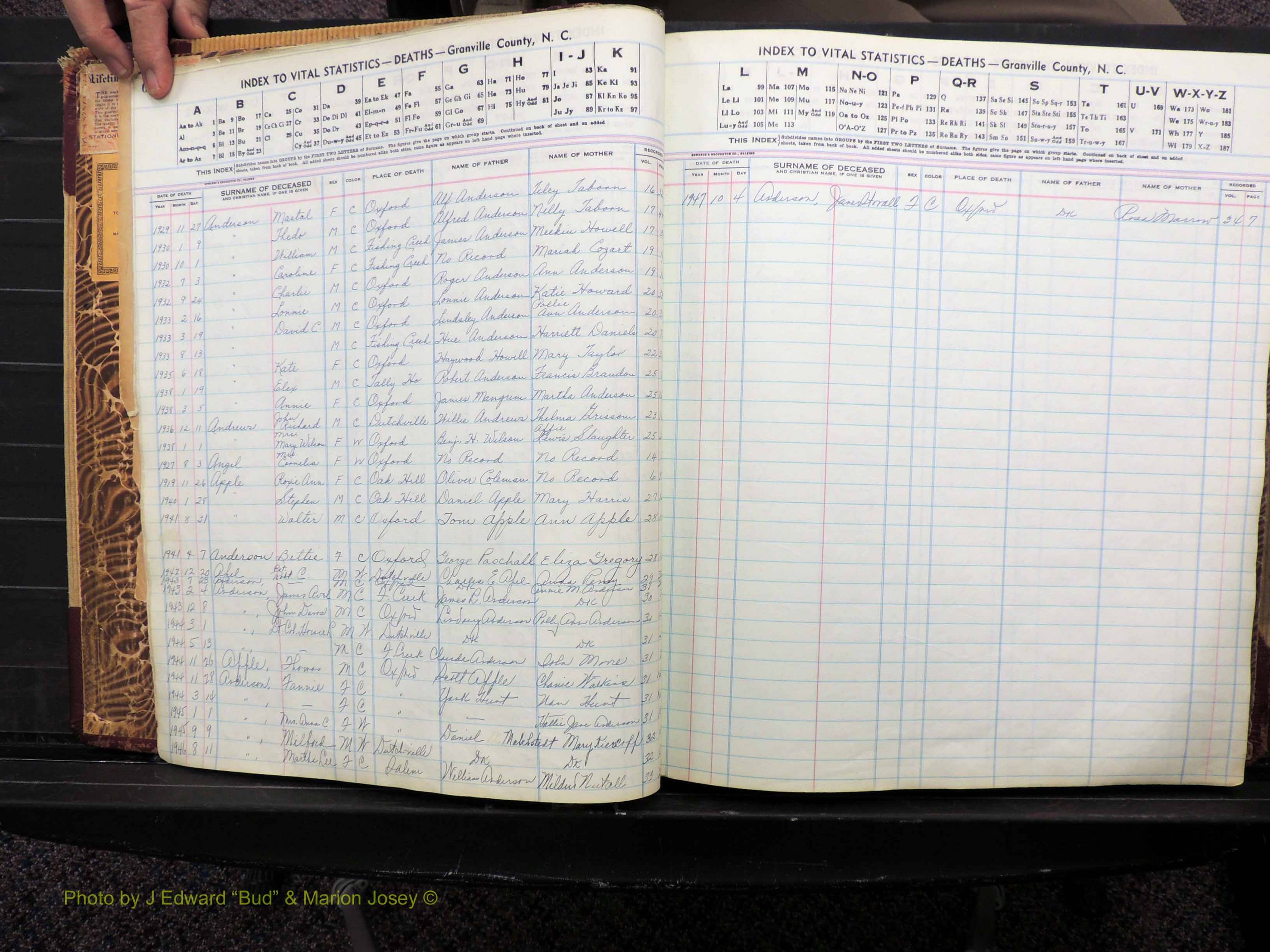 Granville Co, NC, Deaths, 1913-1947 (108).JPG