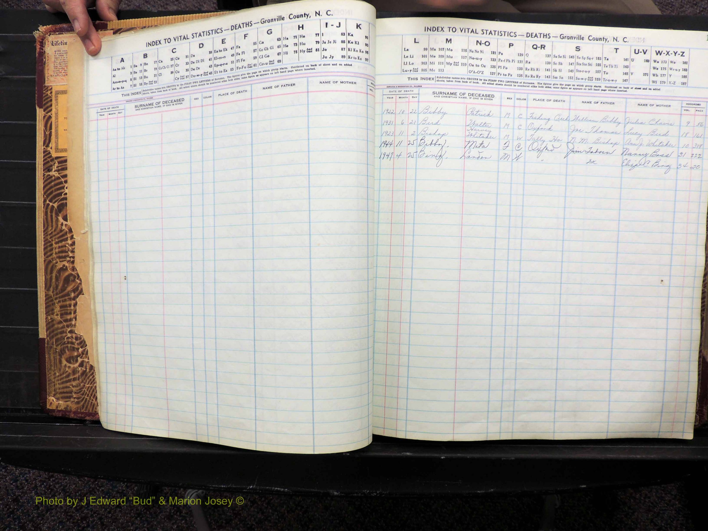 Granville Co, NC, Deaths, 1913-1947 (116).JPG