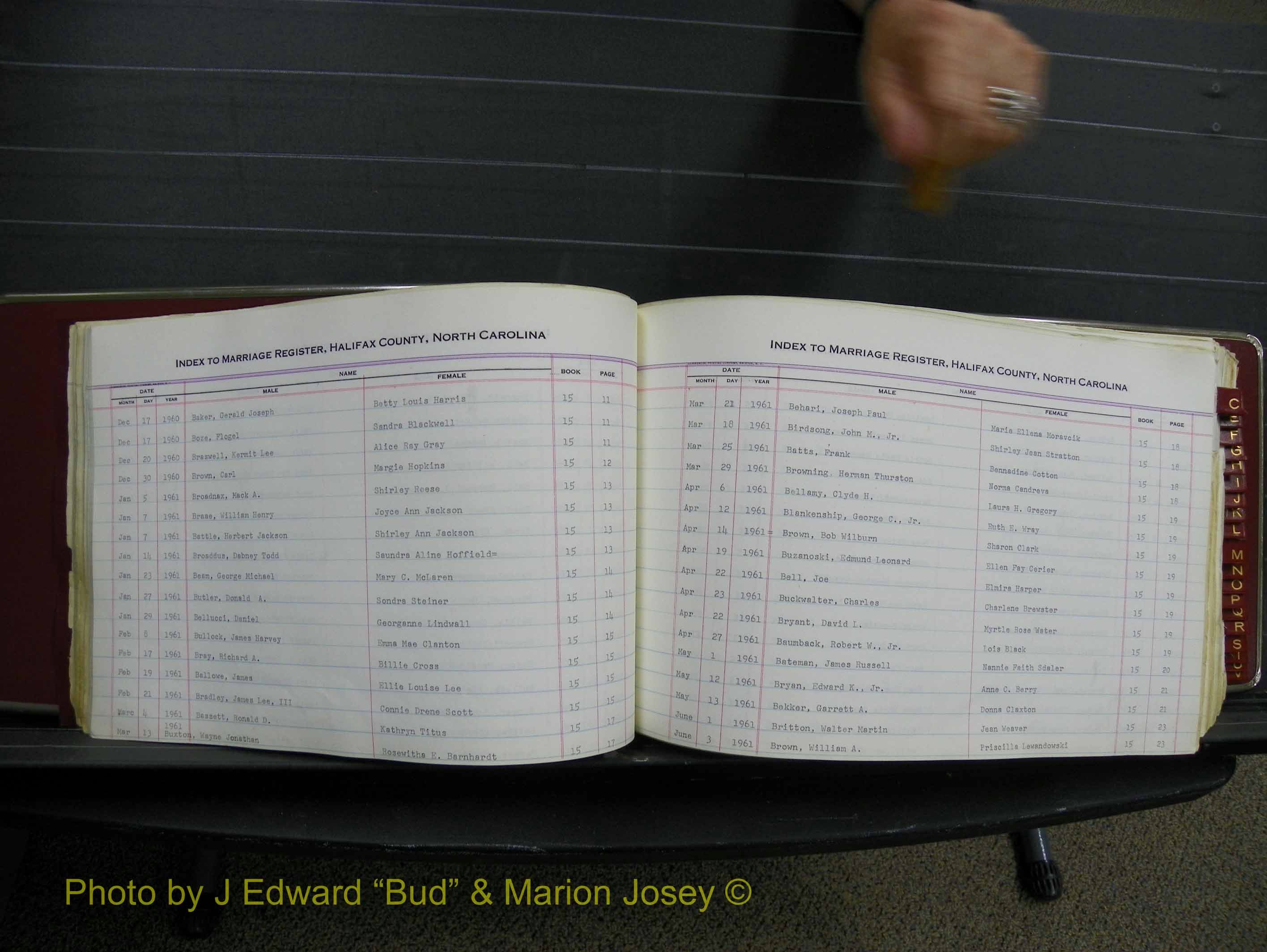 Halifax Marriage Index, 1931-1962 Index B37.JPG