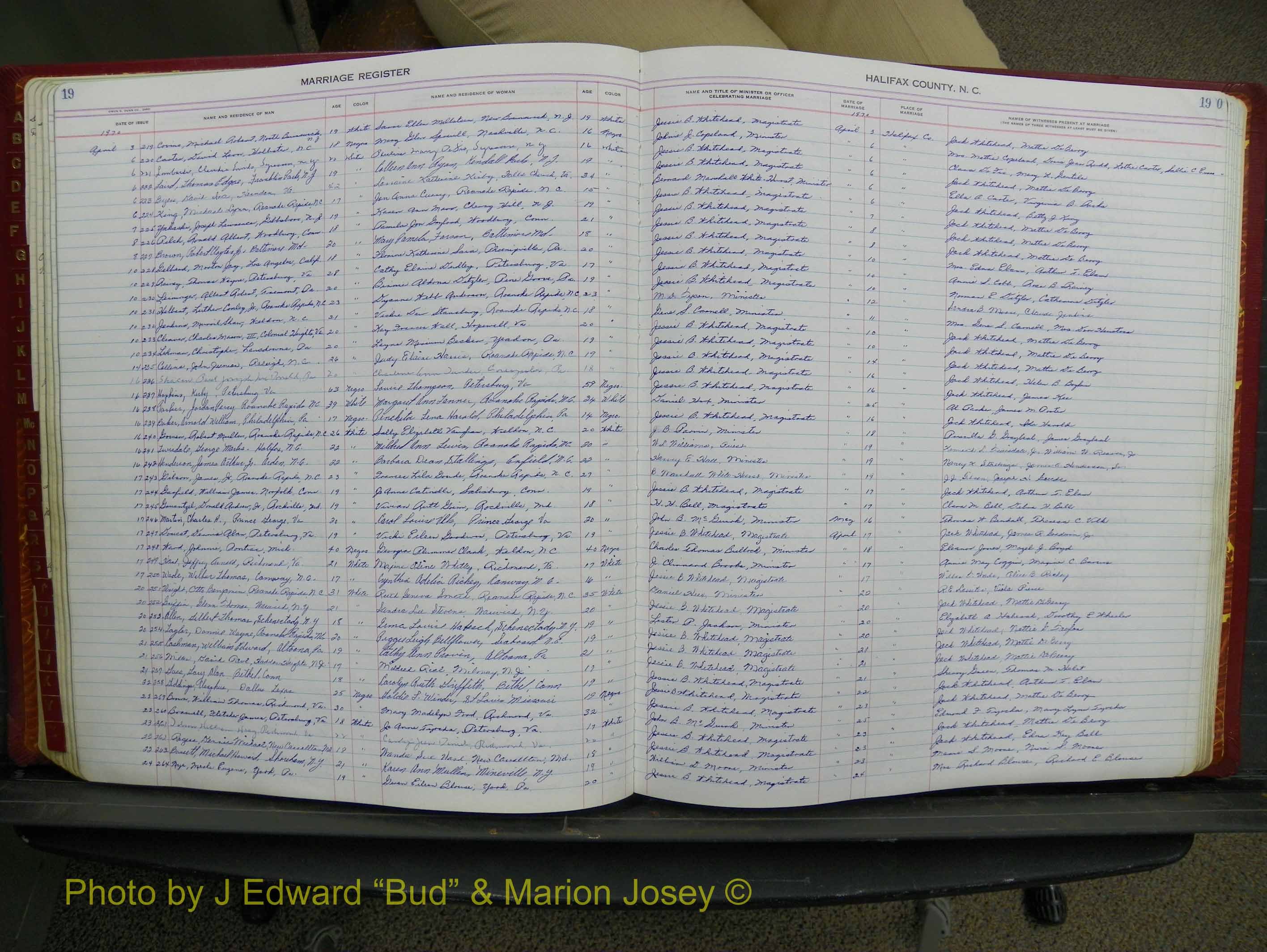 Halifax Marriage Book 17, 1969-1974 P 019.JPG