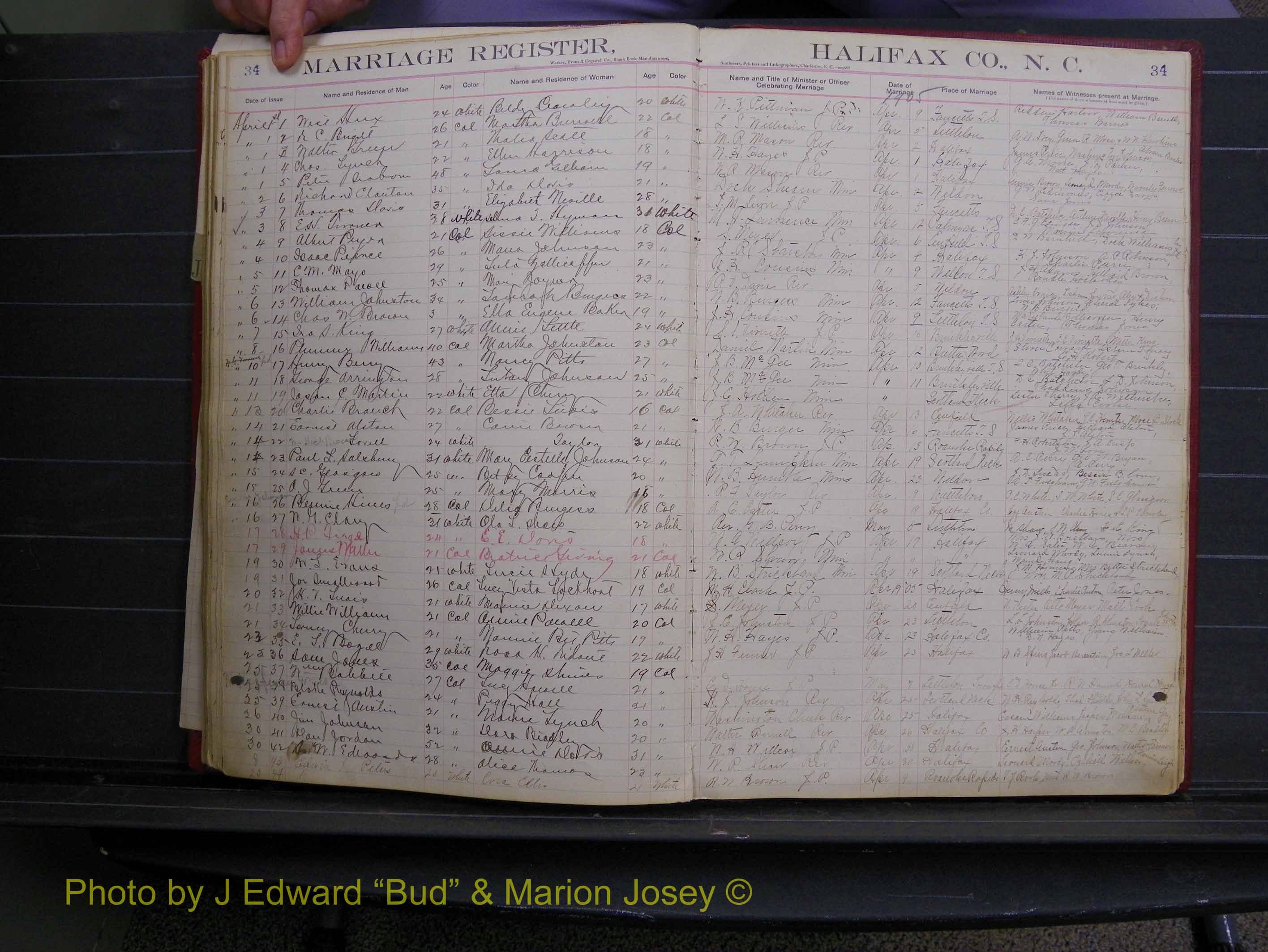 Halifax Marriage Book 6A, 1903-1909 P 34.JPG