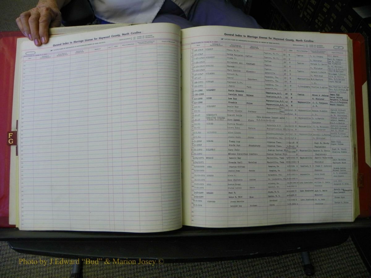 Haywood Marriage Index, F-Z, 1939- 1978 016.JPG