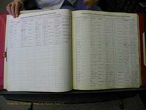 Haywood Marriage Index, F-Z, 1939- 1978 025.JPG