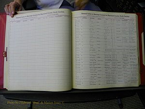Haywood Marriage Index, F-Z, 1939- 1978 032.JPG