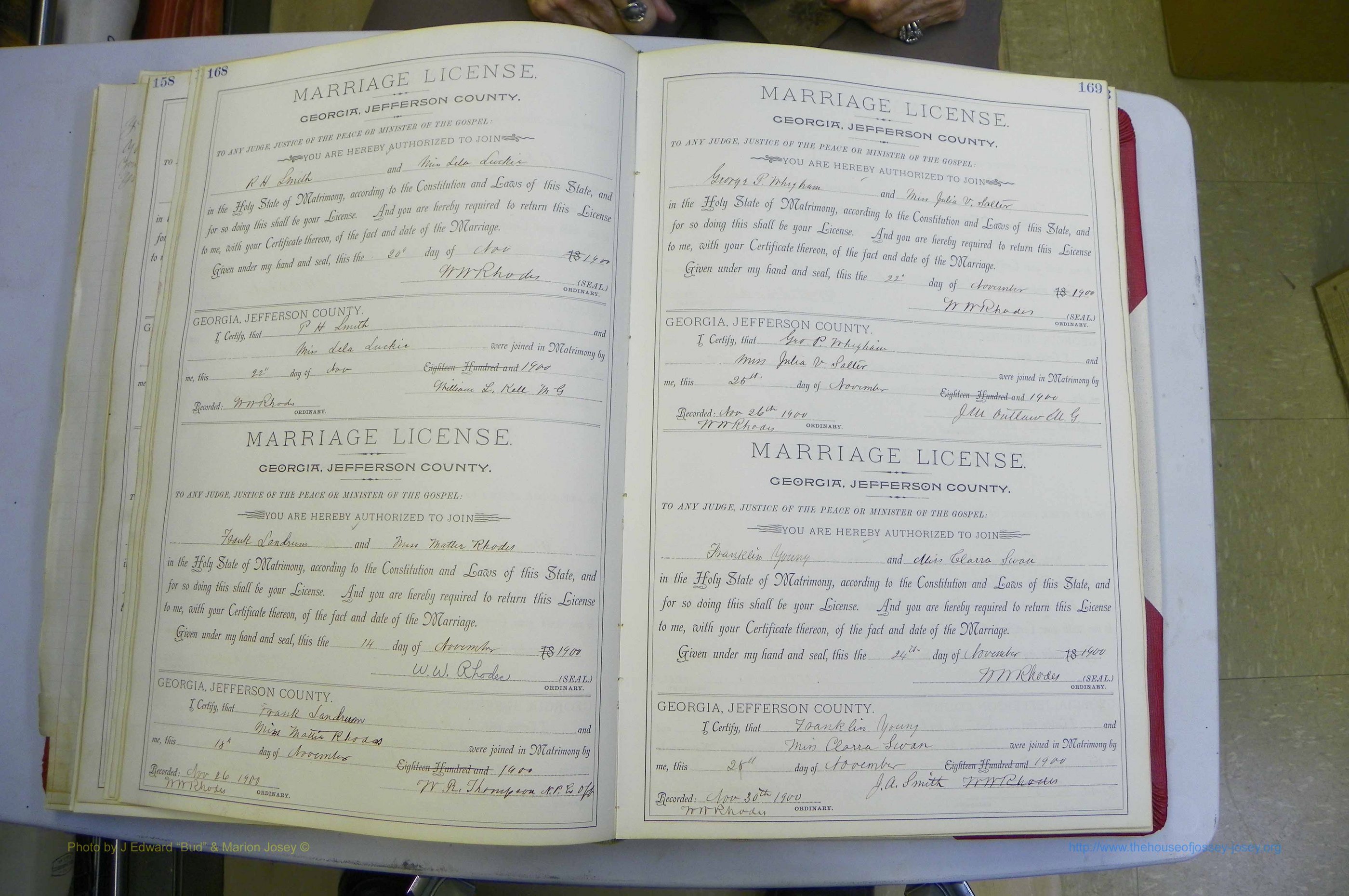 Jefferson Co, GA, Marriages Book A, 1893 - 1907, White (113).JPG