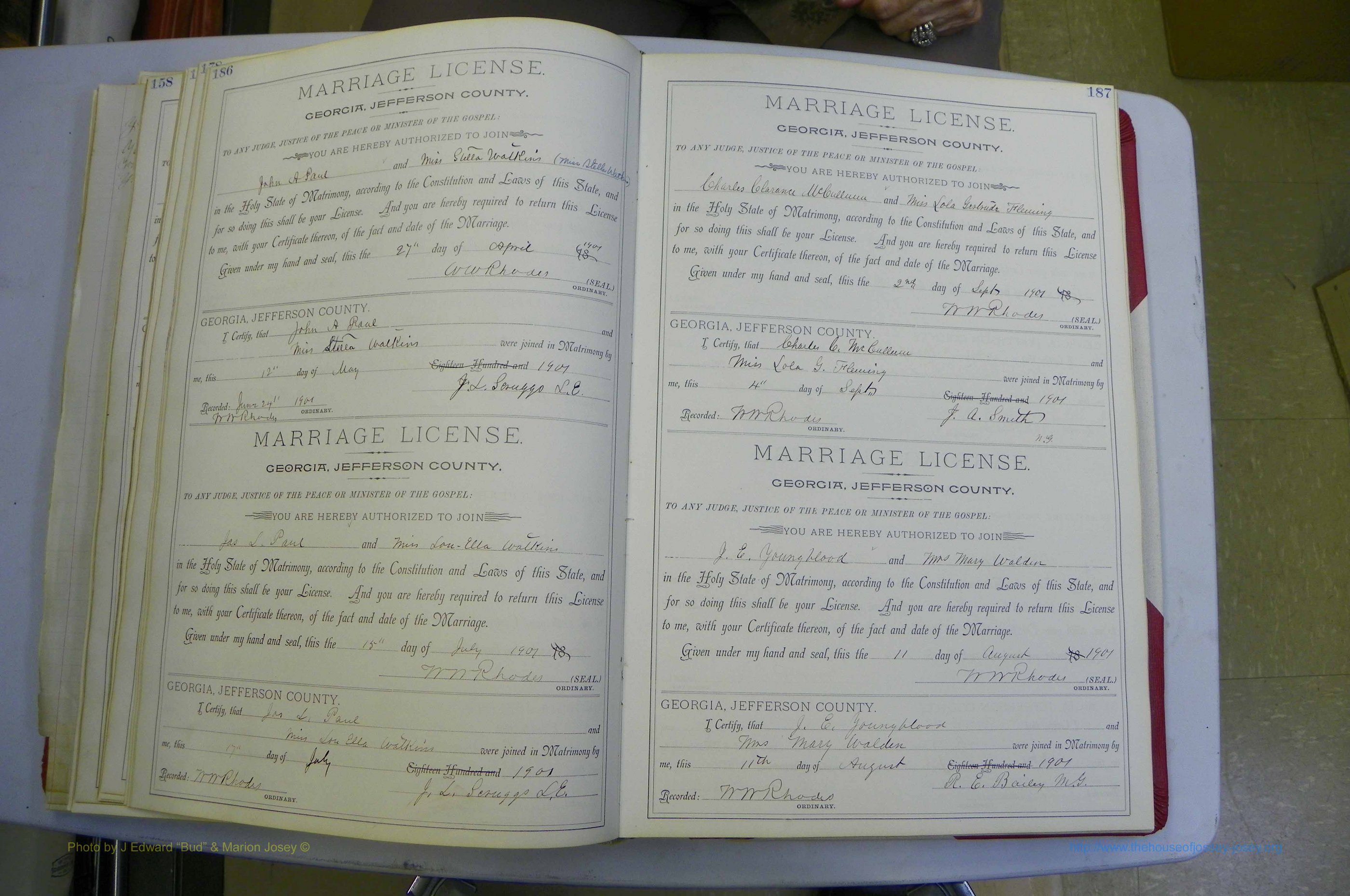 Jefferson Co, GA, Marriages Book A, 1893 - 1907, White (122).JPG