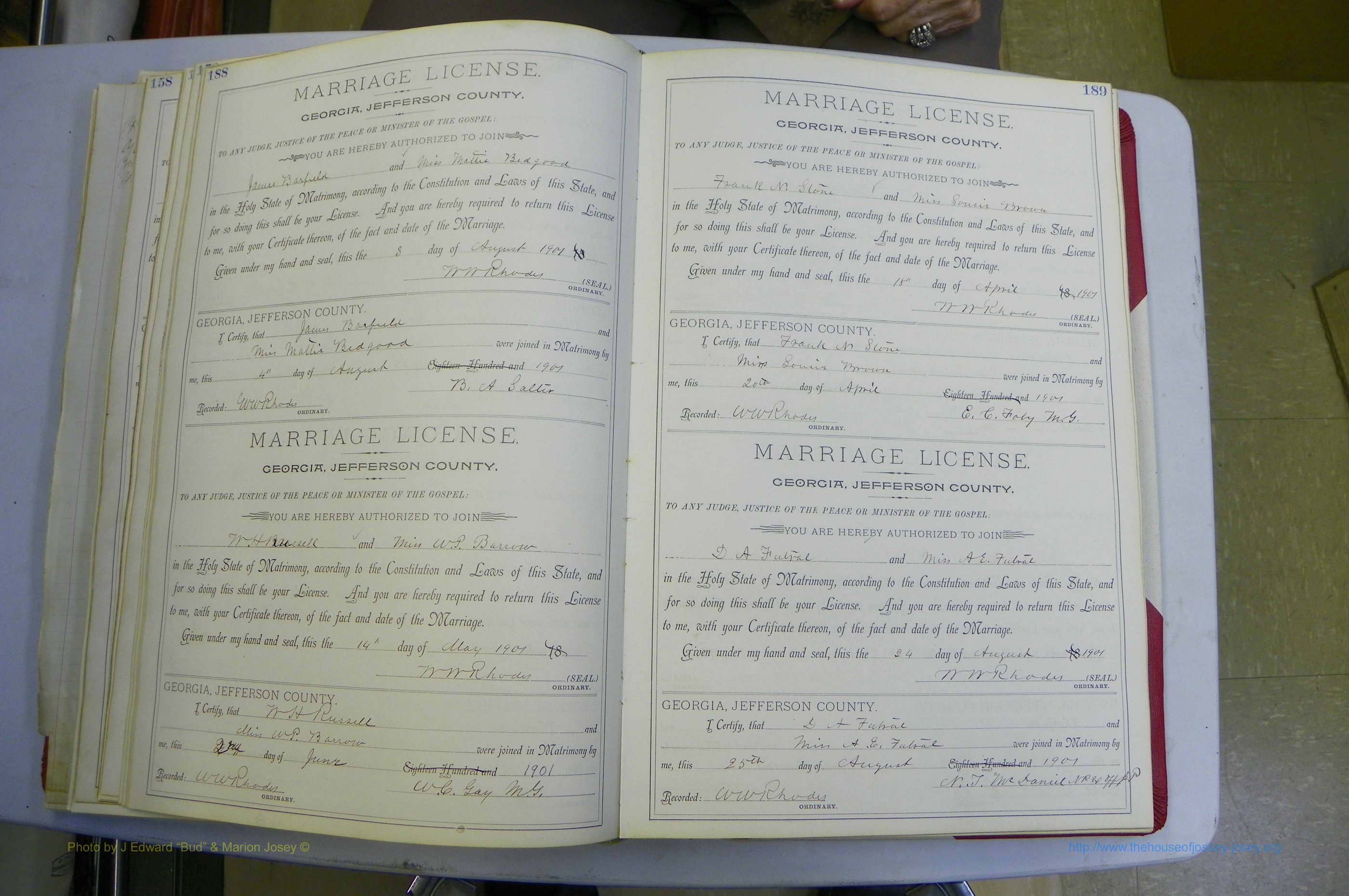 Jefferson Co, GA, Marriages Book A, 1893 - 1907, White (123).JPG