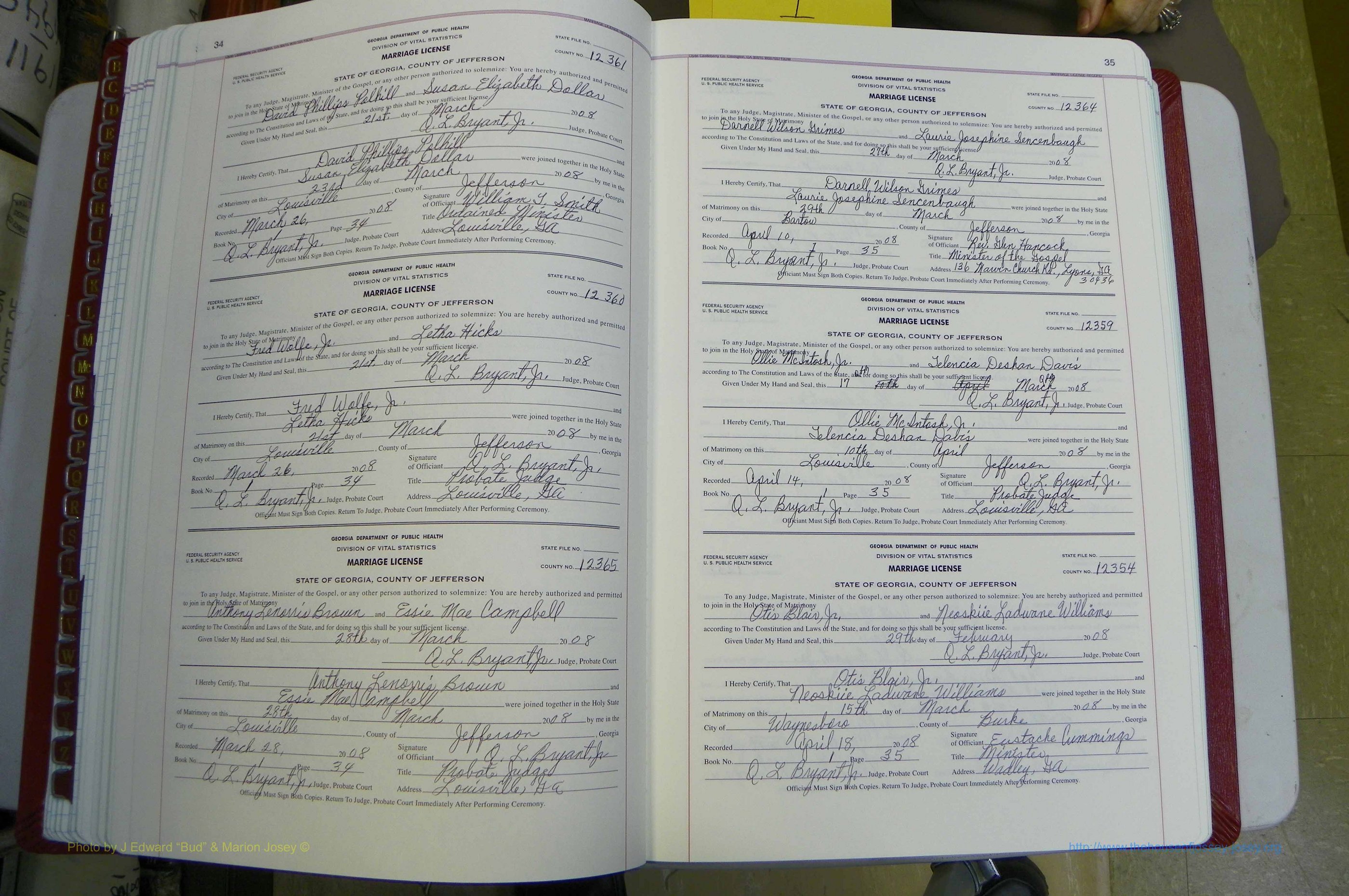 Jefferson Co, GA, Marriages Book G1, 2007 - (42).JPG