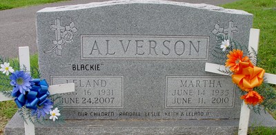 Alverson, Leland & Martha Hatfield, Evergreen Cemetery, Muhlenberg Co, KY.jpg