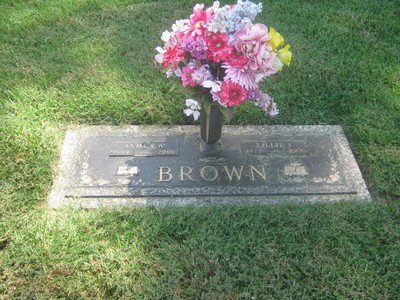 Brown, James Wesley & Lillie Jones, Evergreen Cem, Gaston Co, NC.jpg