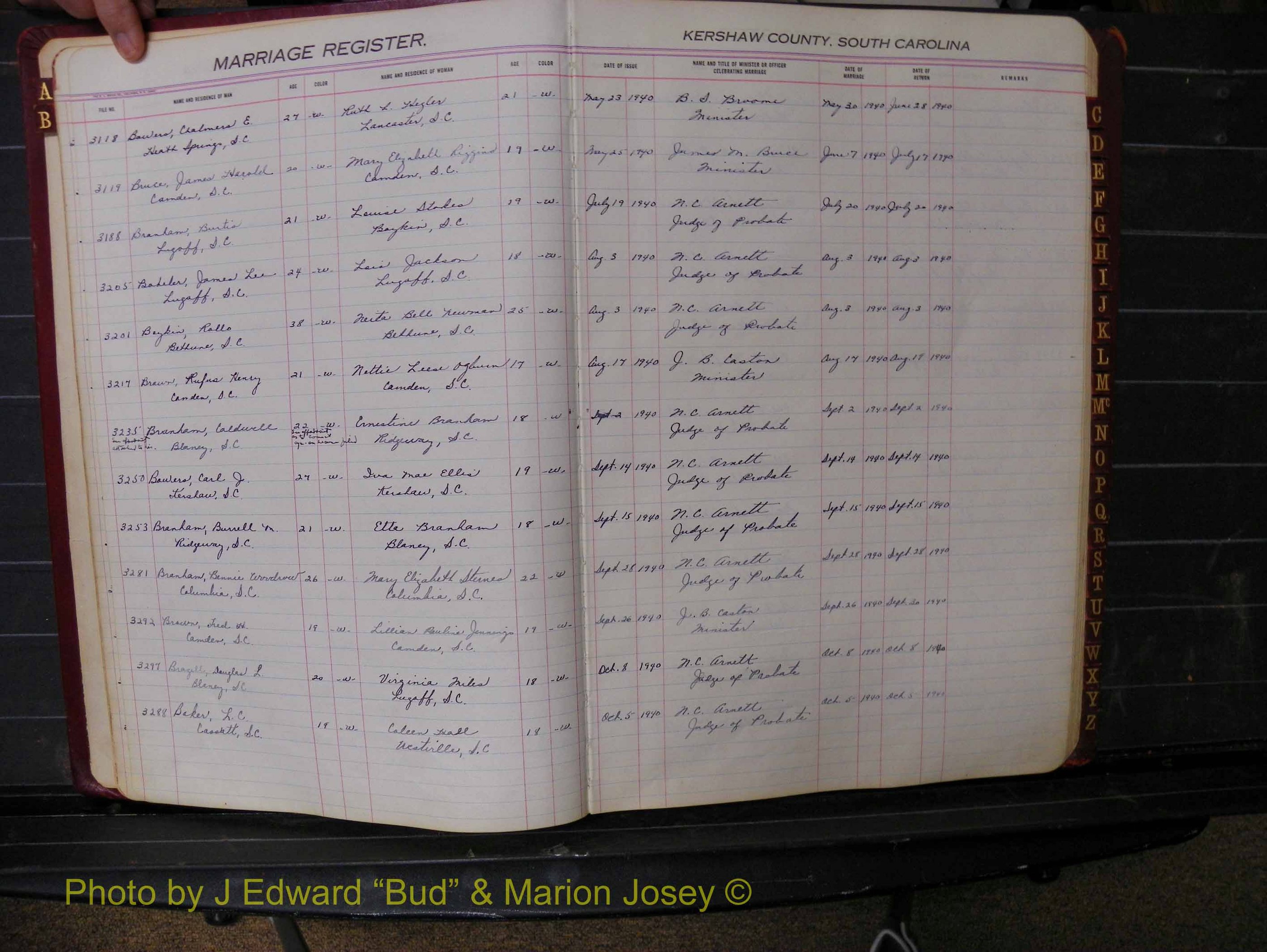 Kershaw Marriages, 1936-1944, White Index B (114).JPG