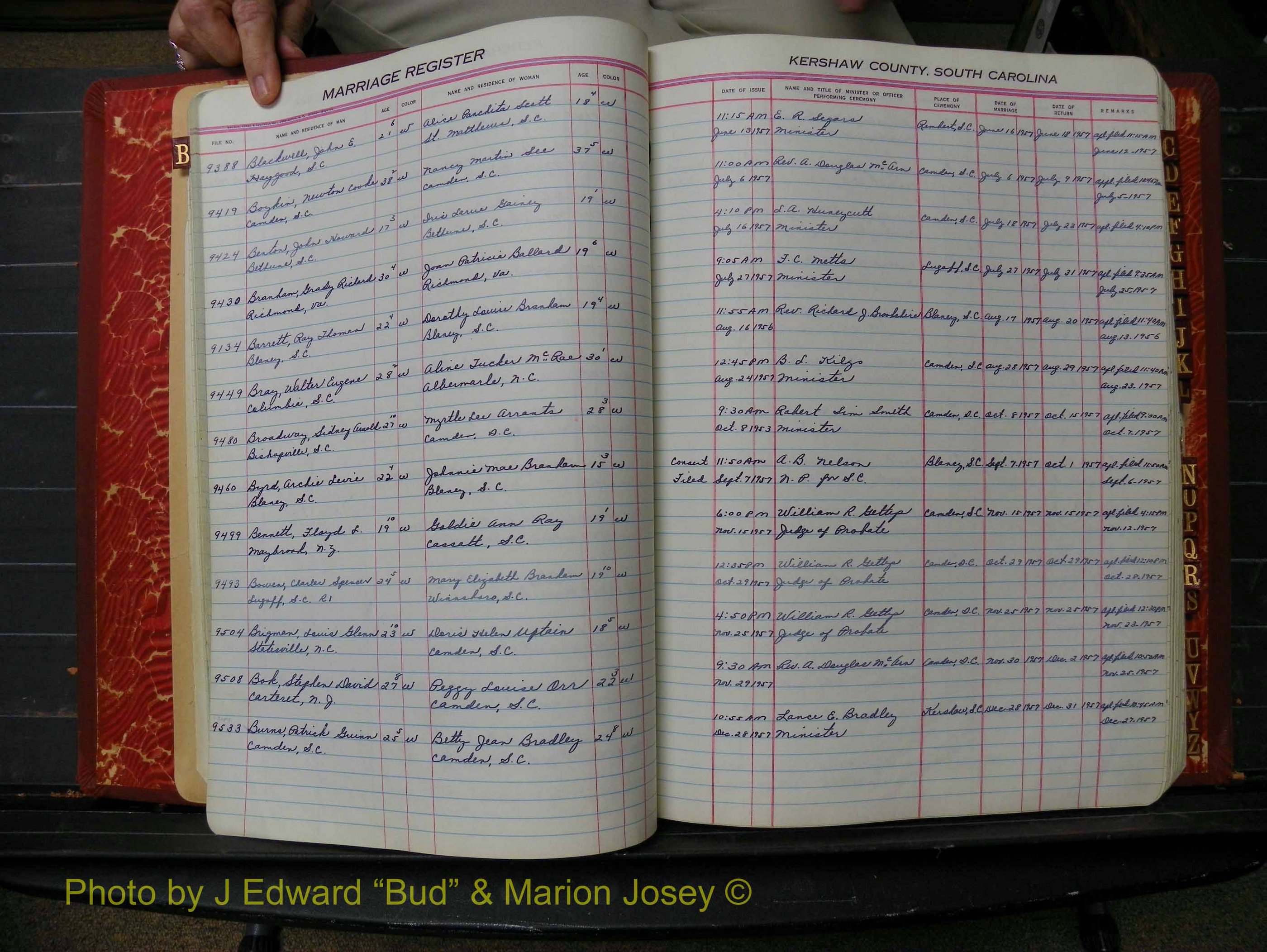 Kershaw Marriages, 1944-1960, White Index B (127).JPG