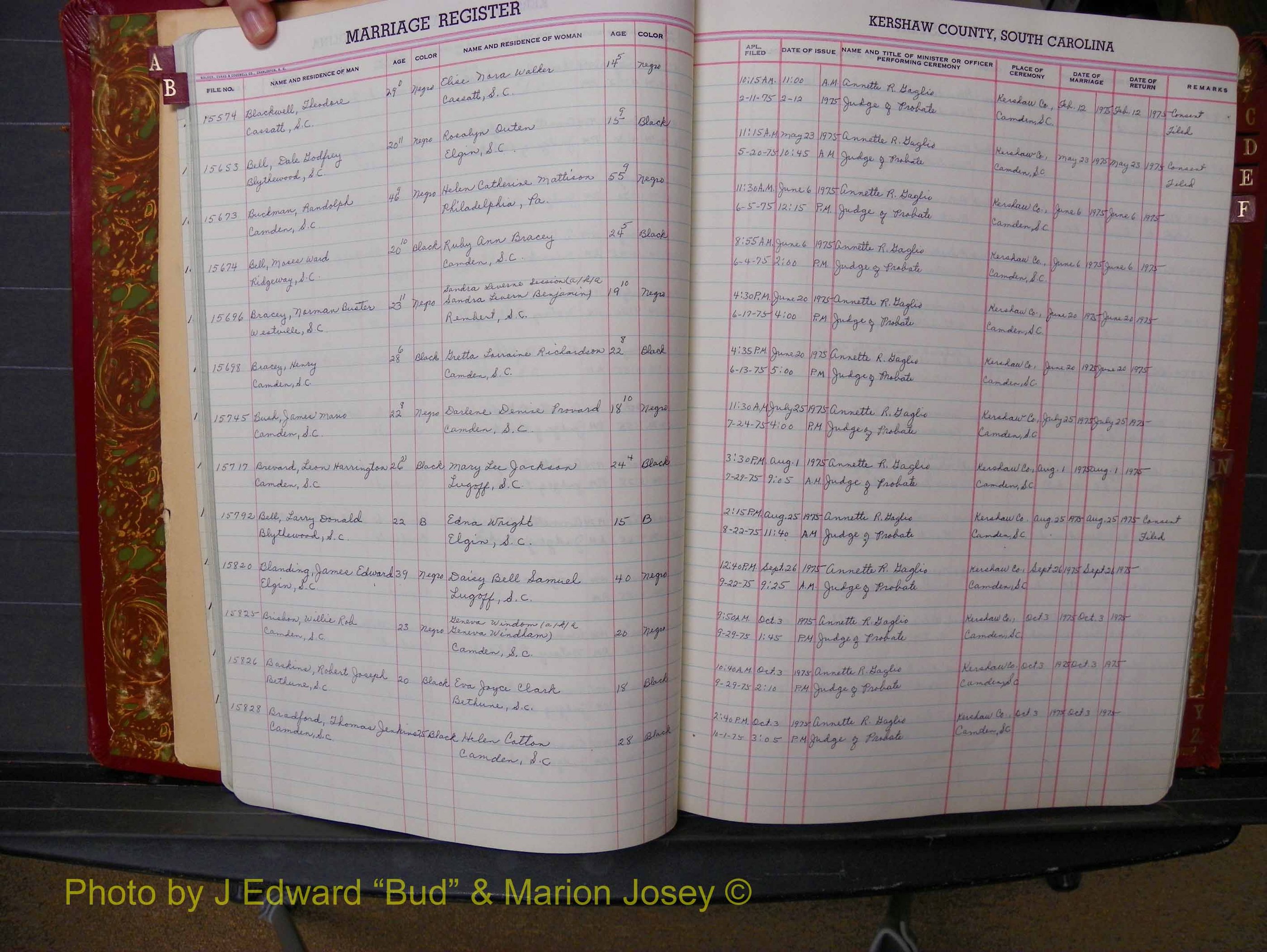 Kershaw Marriages, 1959-1981, Black Index B (122).JPG
