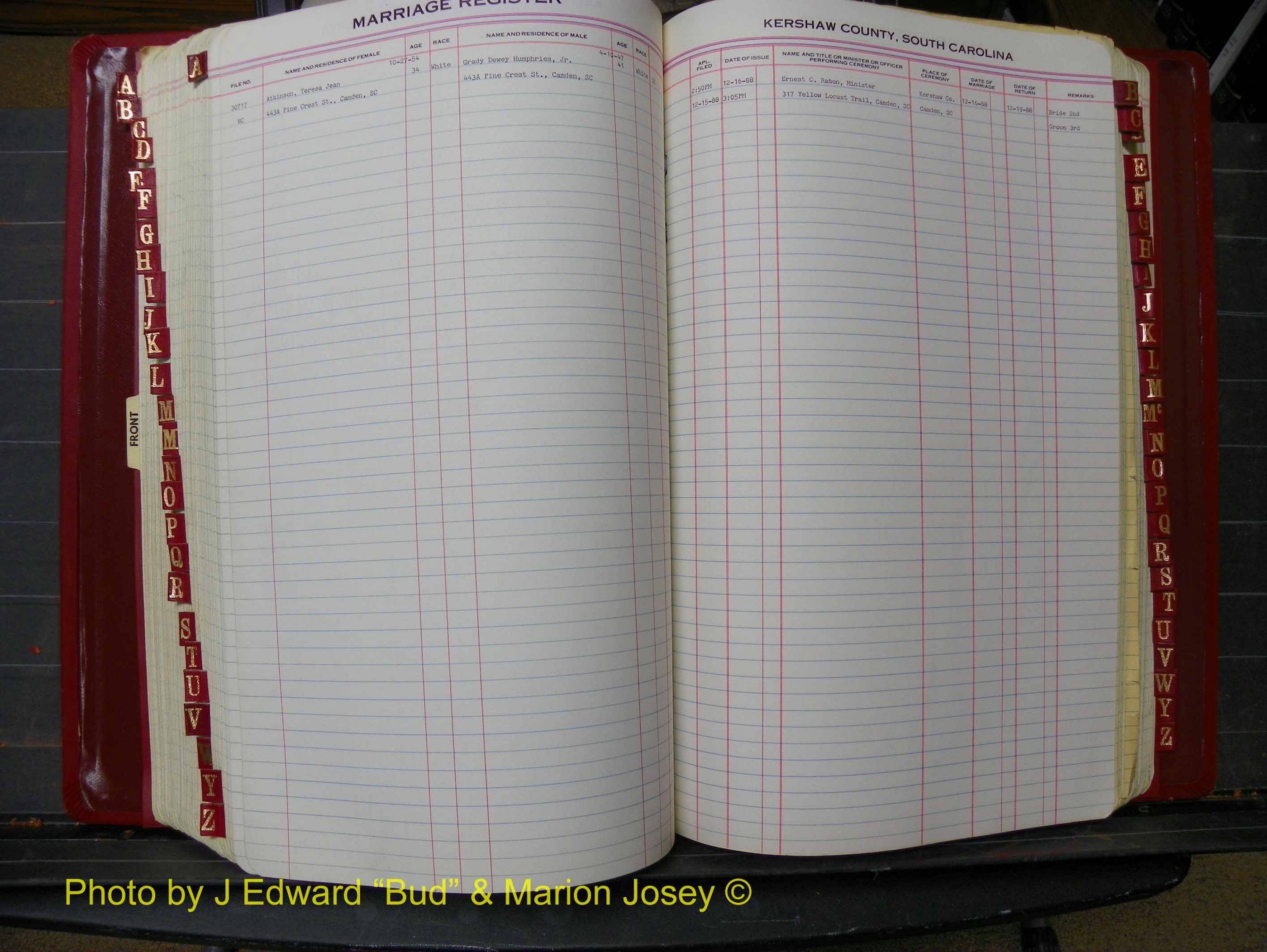 Kershaw Marriages, 1985-1988 Female Index A (245).JPG