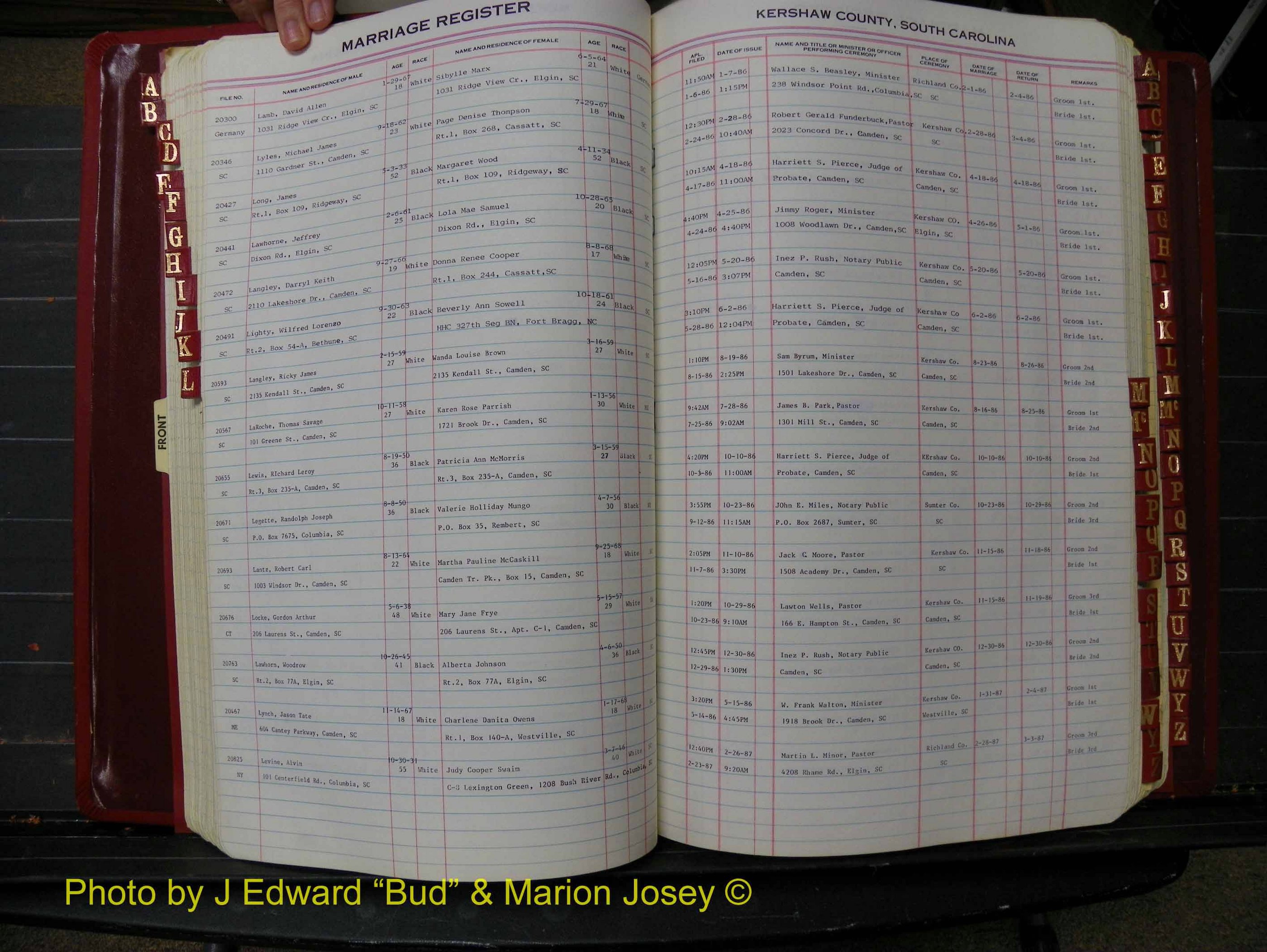 Kershaw Marriages, 1985-1988 Male Index L (174).JPG