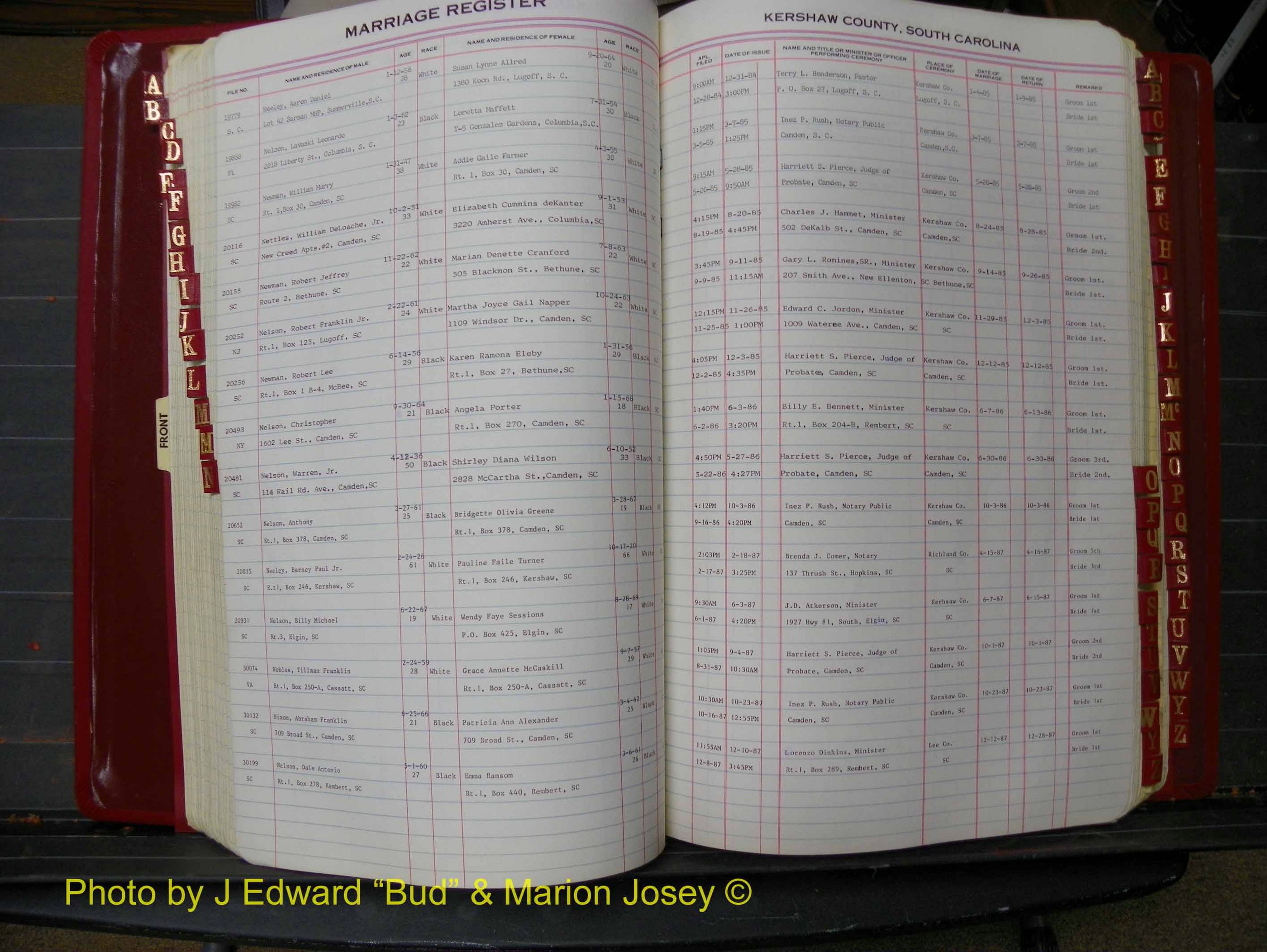 Kershaw Marriages, 1985-1988 Male Index N (190).JPG