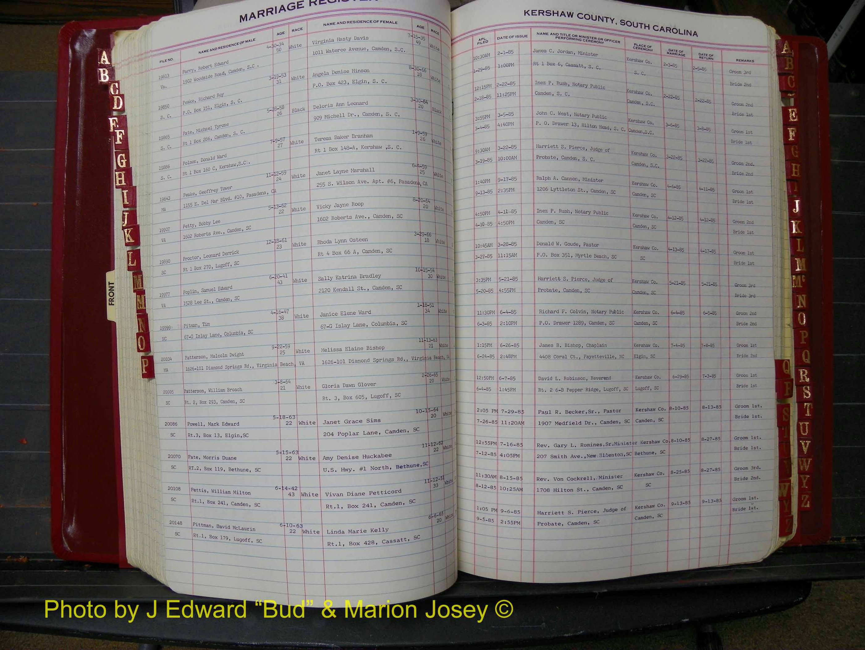 Kershaw Marriages, 1985-1988 Male Index P (194).JPG