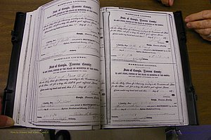 Laurens Co, GA, Marriages 1870 - 1879, P 120-121.JPG