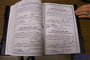 Laurens Co, GA, Marriages 1870 - 1879, P 174-175.JPG
