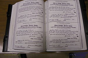 Laurens Co, GA, Marriages 1870 - 1879, P 222-223.JPG