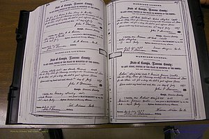 Laurens Co, GA, Marriages 1870 - 1879, P 226-227.JPG