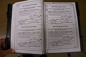 Laurens Co, GA, Marriages 1879 - 1886, P 022-023.JPG