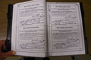Laurens Co, GA, Marriages 1879 - 1886, P 024-025.JPG