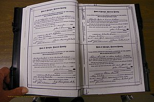Laurens Co, GA, Marriages 1879 - 1886, P 030-031.JPG