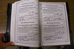 Laurens Co, GA, Marriages 1879 - 1886, P 040-041.JPG