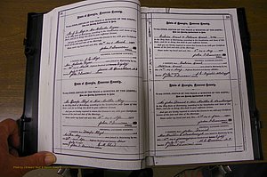 Laurens Co, GA, Marriages 1879 - 1886, P 054-055.JPG
