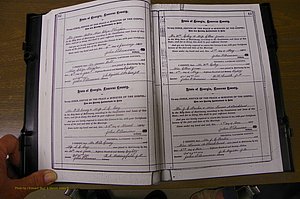 Laurens Co, GA, Marriages 1879 - 1886, P 062-063.JPG