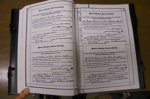 Laurens Co, GA, Marriages 1879 - 1886, P 084-085.JPG
