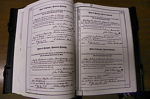 Laurens Co, GA, Marriages 1879 - 1886, P 160-161.JPG